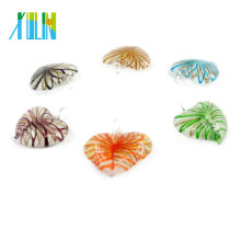 MC0016 Wholesale Price Charming Murano Heart Shape Lampwork Pendants HeartGlow Murano Lampwork Glass Pendant